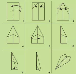 Como fazer avião de papel